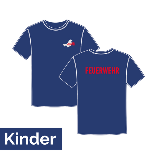 Kinderfeuerwehr Petershagen Kinder T-Shirt BCTK301 (Stick)