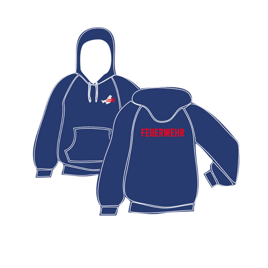 Kinderfeuerwehr Petershagen Unisex Hoodie BCWUI21 (Stick)