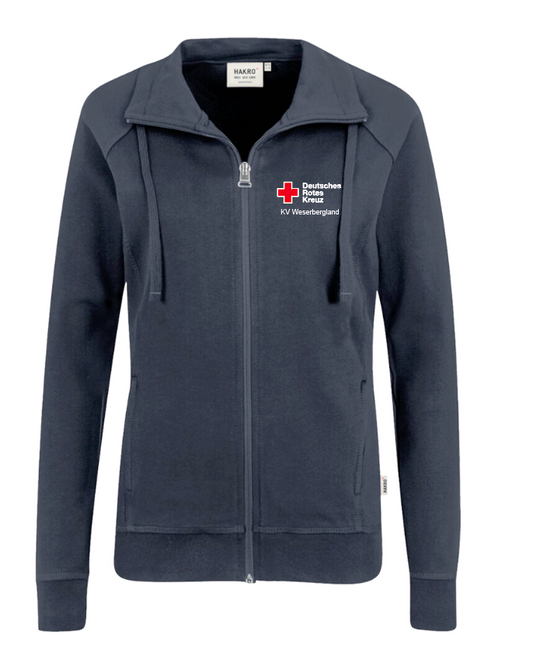 DRK Hakro Damen Sweatjacke No. 406 (bestickt)