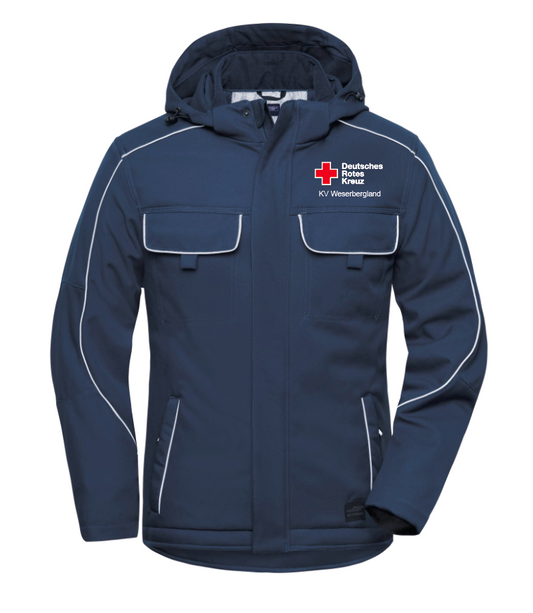 DRK Workwear Wintersofshelljacke Unisex JN886 (bestickt)