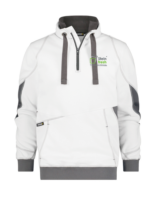 Steinfresh Dassy Unisex Half-Zip Sweatshirt Stellar (bestickt)