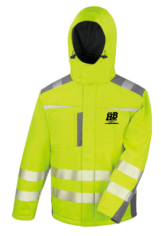 Heinz Bente Warnschutz Softshelljacke RT331 (Druck)