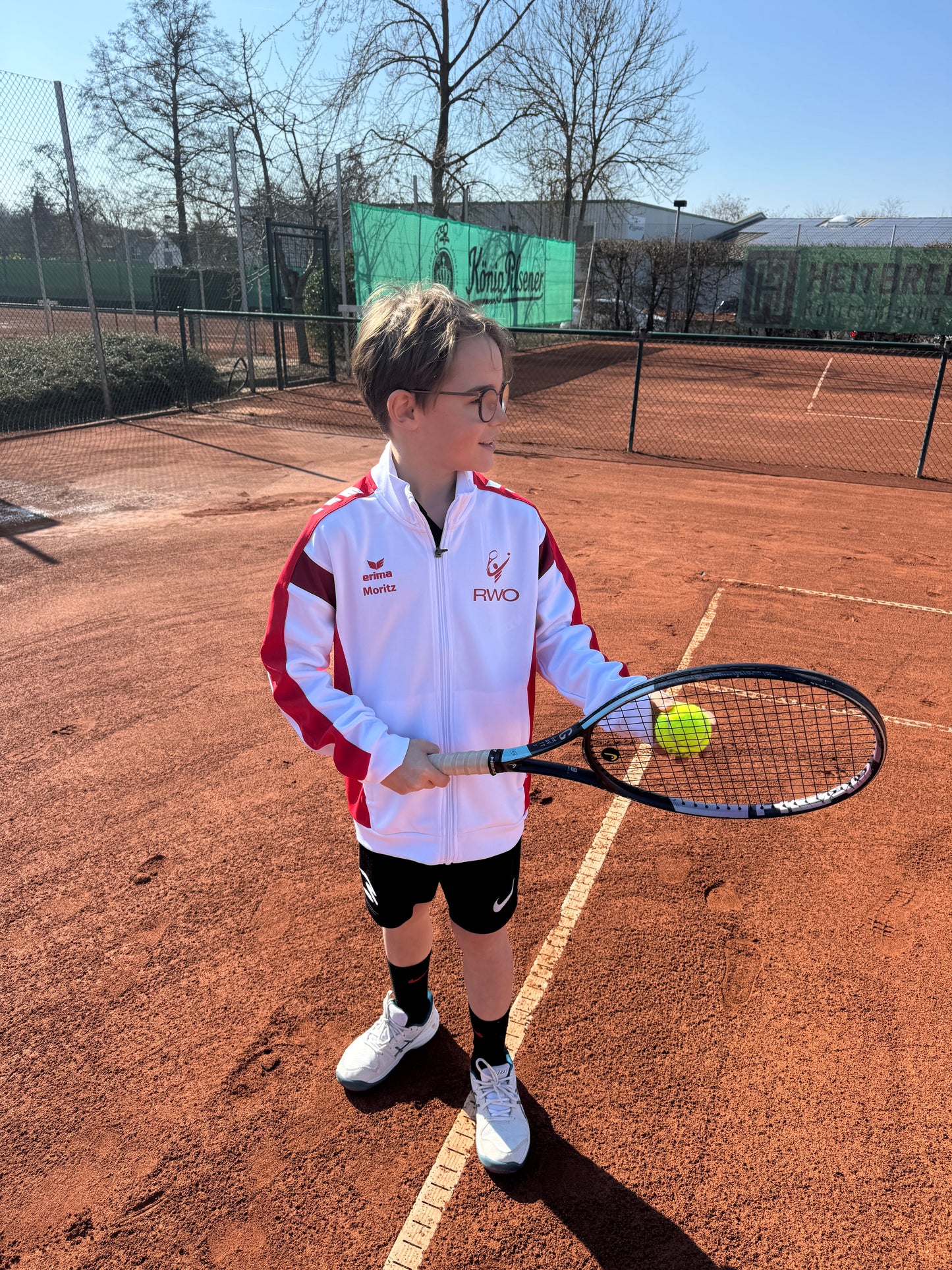 RWO Trainingsjacke ohne Kapuze Unisex Erima (bedruckt)