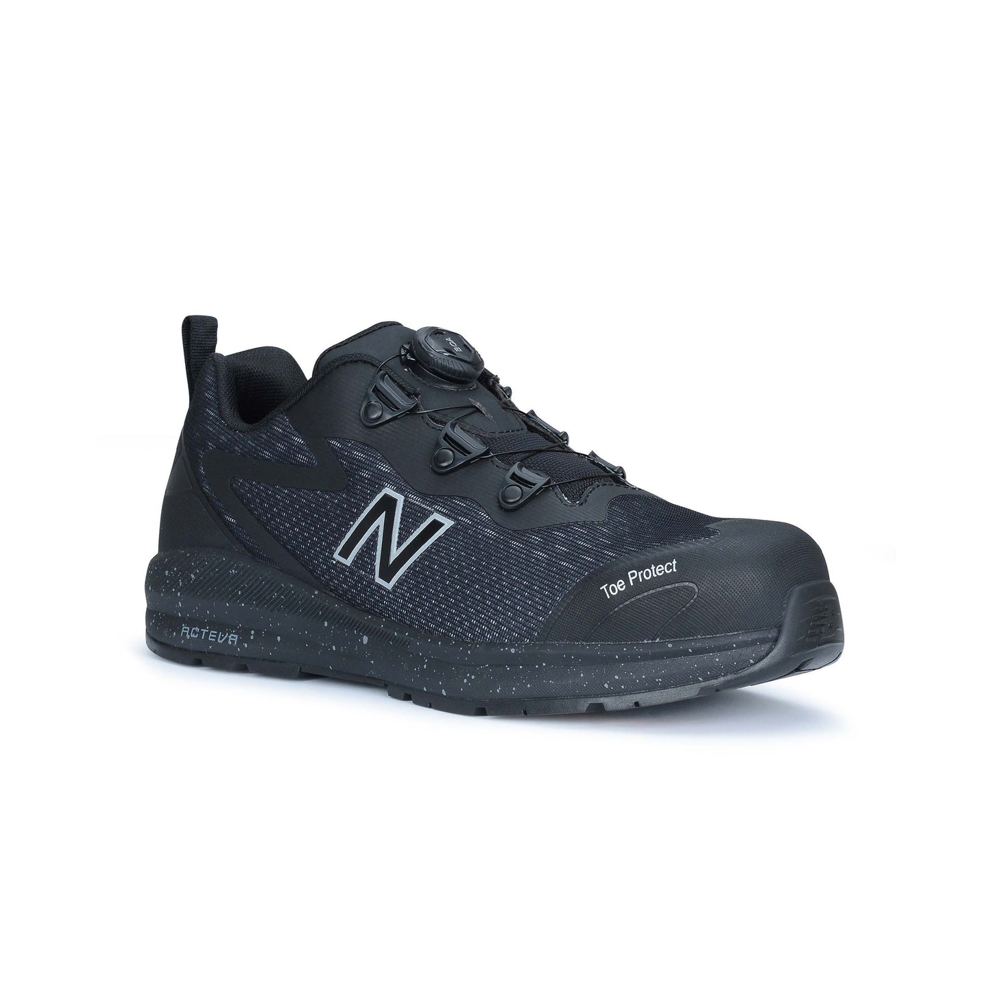 New Balance Logic BOA, Sicherheitsschuh S1P S1 ESD HROe, S1 PL SR FO HRO, schwarz / orange