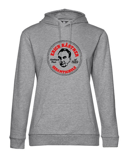Erich Kästner Damen Hoodie BCWW04W Sport Grey (Heather) (bedruckt)