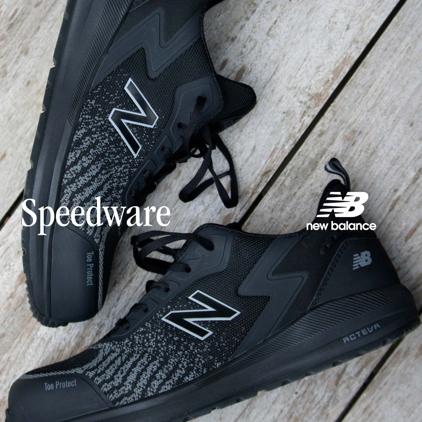New Balance Speedware, Halbschuhe, S1 P SRC, schwarz S1P S1 SRC FO