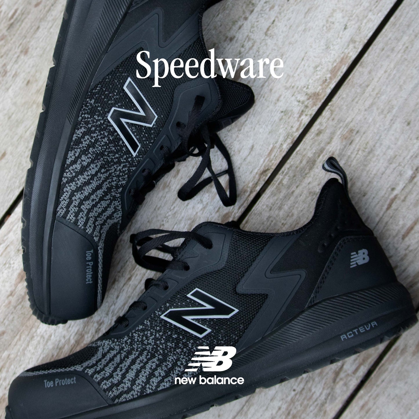 New Balance Speedware, Halbschuhe, S1 P SRC, schwarz S1P S1 SRC FO