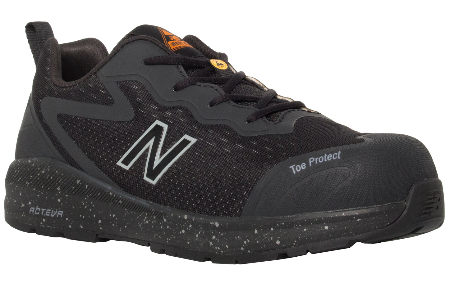 New Balance Logic, Halbschuhe, S1 PL SR FO HRO, schwarz / orange S1P S1 ESD HRO