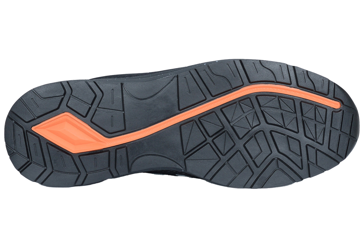 New Balance Logic BOA, Sicherheitsschuh S1P S1 ESD HROe, S1 PL SR FO HRO, schwarz / orange
