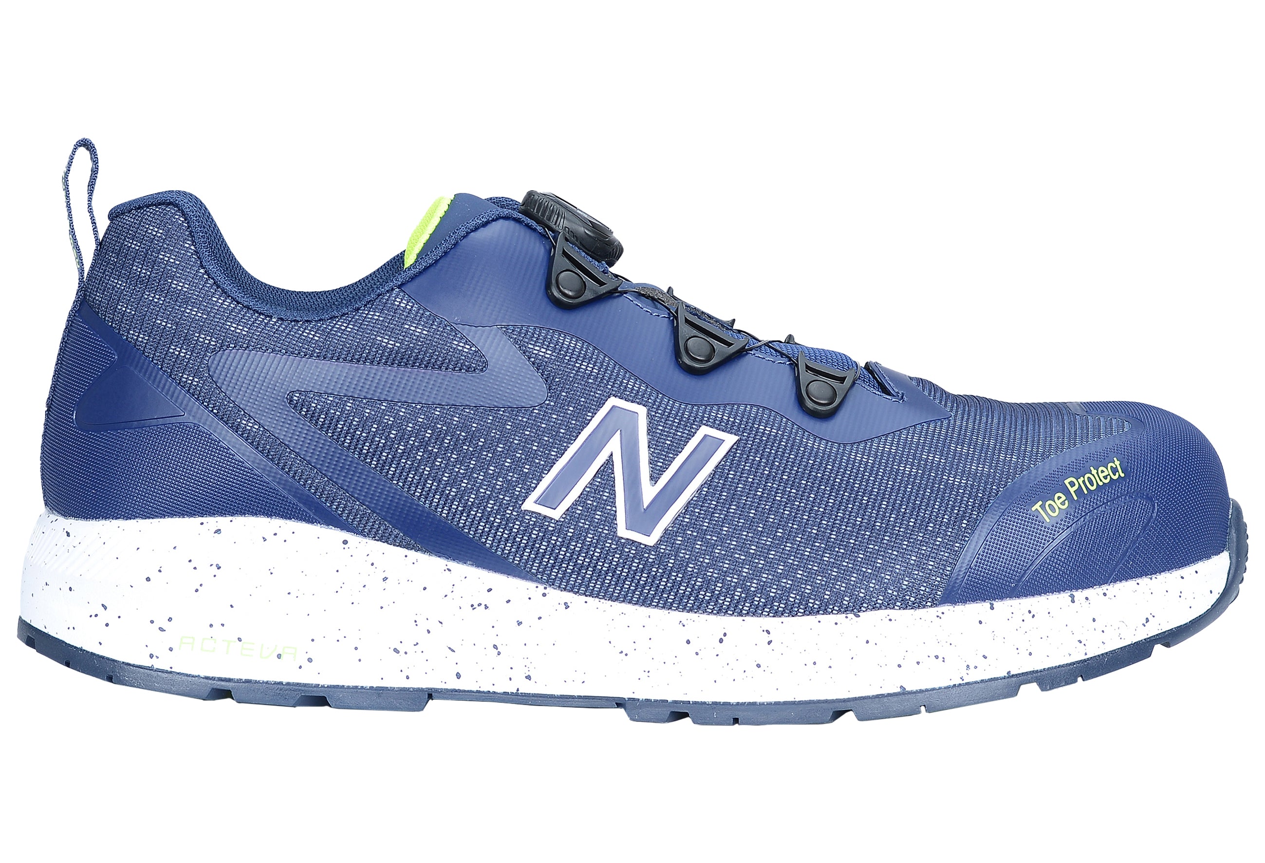 New Balance Logic BOA, Sicherheitsschuh S1P S1 ESD HROe, S1 PL SR FO HRO, marine / gelb