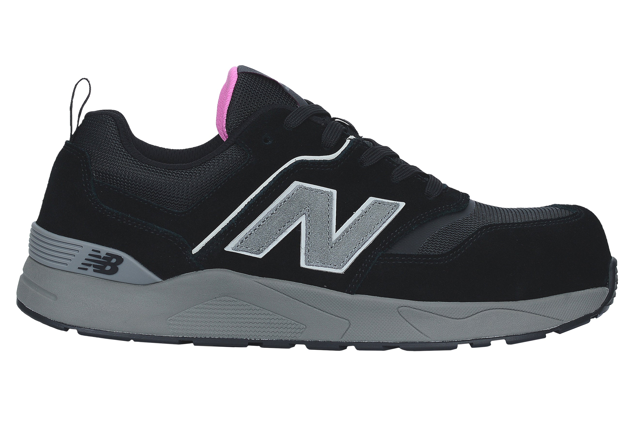 New Balance Elite Lite Womens, Sicherheitsschuh S1P S1 ESD HROe, S1 PL HRO FO SC SR, schwarz / rosa