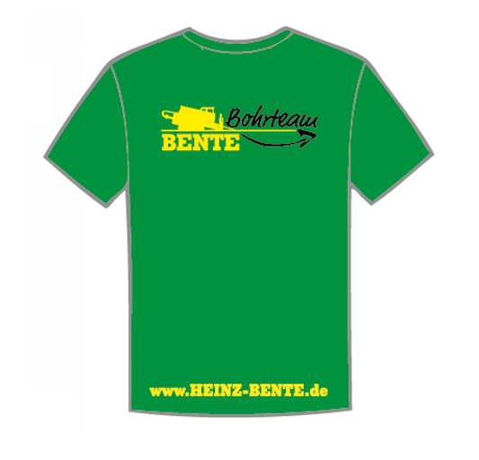 Heinz Bente T-Shirt "Bohrteam Bente" (Baumwolle) 17052 (Druck)