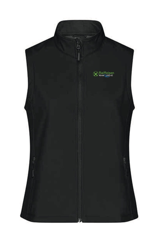 Raiffeisen Münsterland Damen Softshell Vest JN1127 (bestickt)