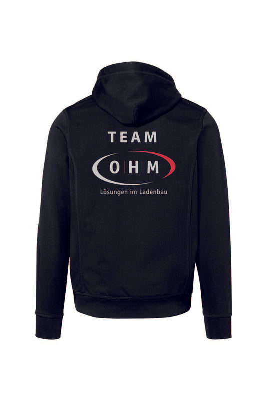 OHM Hakro Unisex Hoodiejacke Mikralinar No.455 (bedruckt)