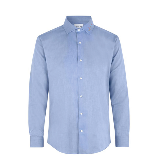 OHM Langarmhemd modern ID No. SS8 (bestickt)