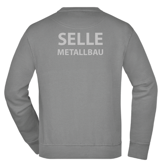 Selle Unisex Sweatshirt JN840 carbon (bestickt)