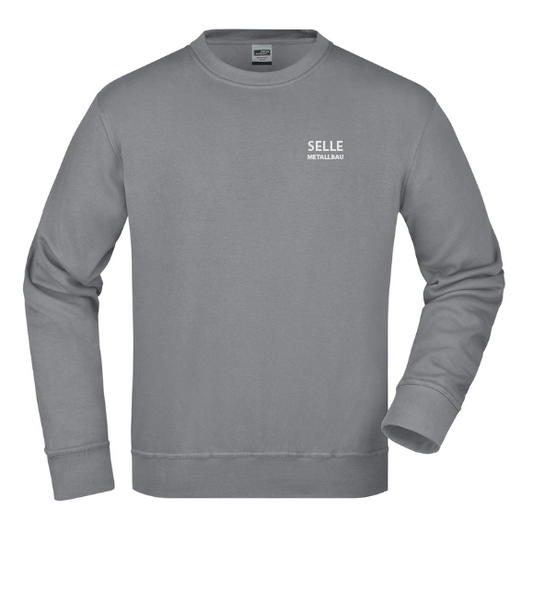 Selle Unisex Sweatshirt JN840 carbon (bestickt)