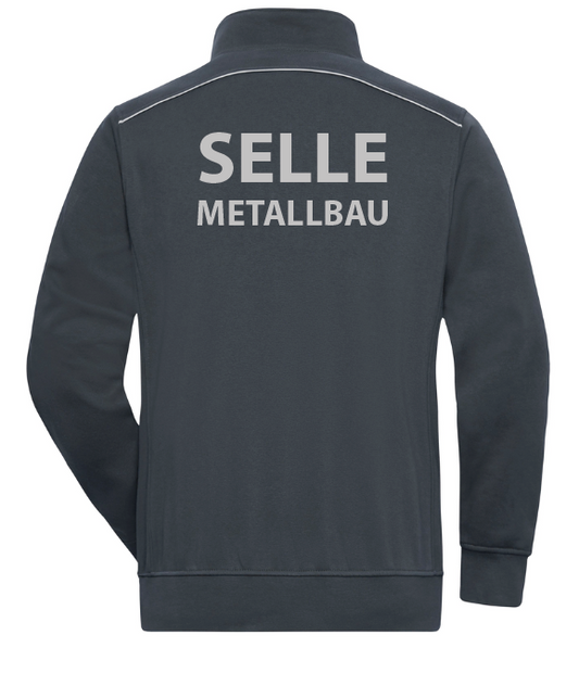 Selle Unisex Sweatshirt JN895 carbon (bestickt)