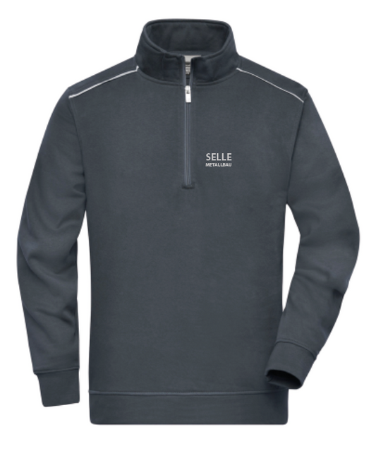 Selle Unisex Sweatshirt JN895 carbon (bestickt)