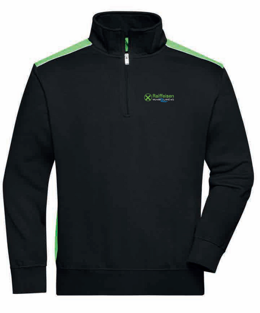 Raiffeisen Münsterland Unisex Zip-Pulli JN868 (bestickt)