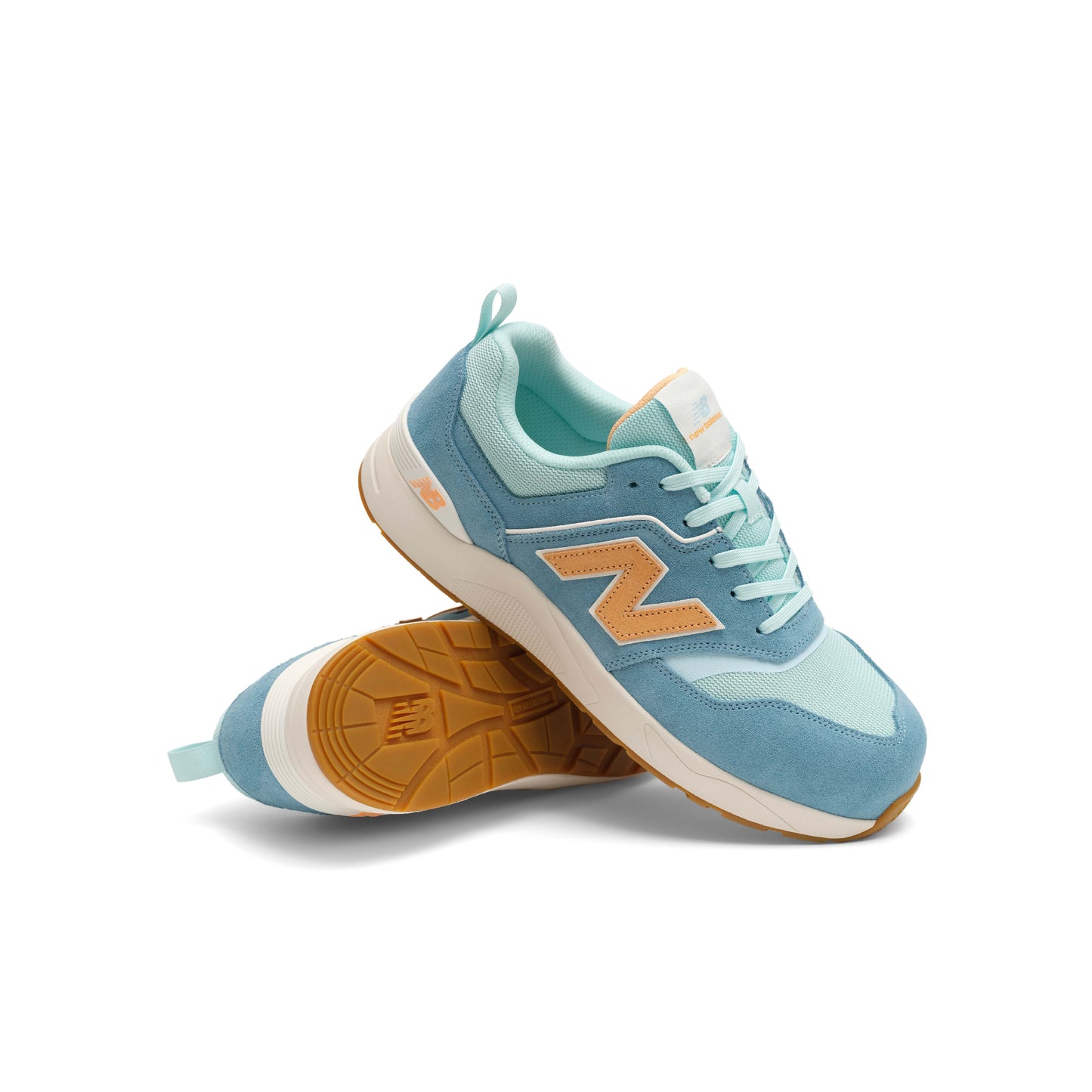 New Balance Elite Lite Womens, Sicherheitsschuh S1P S1 ESD HROe, S1 PL HRO FO SC SR, milky blue / orange