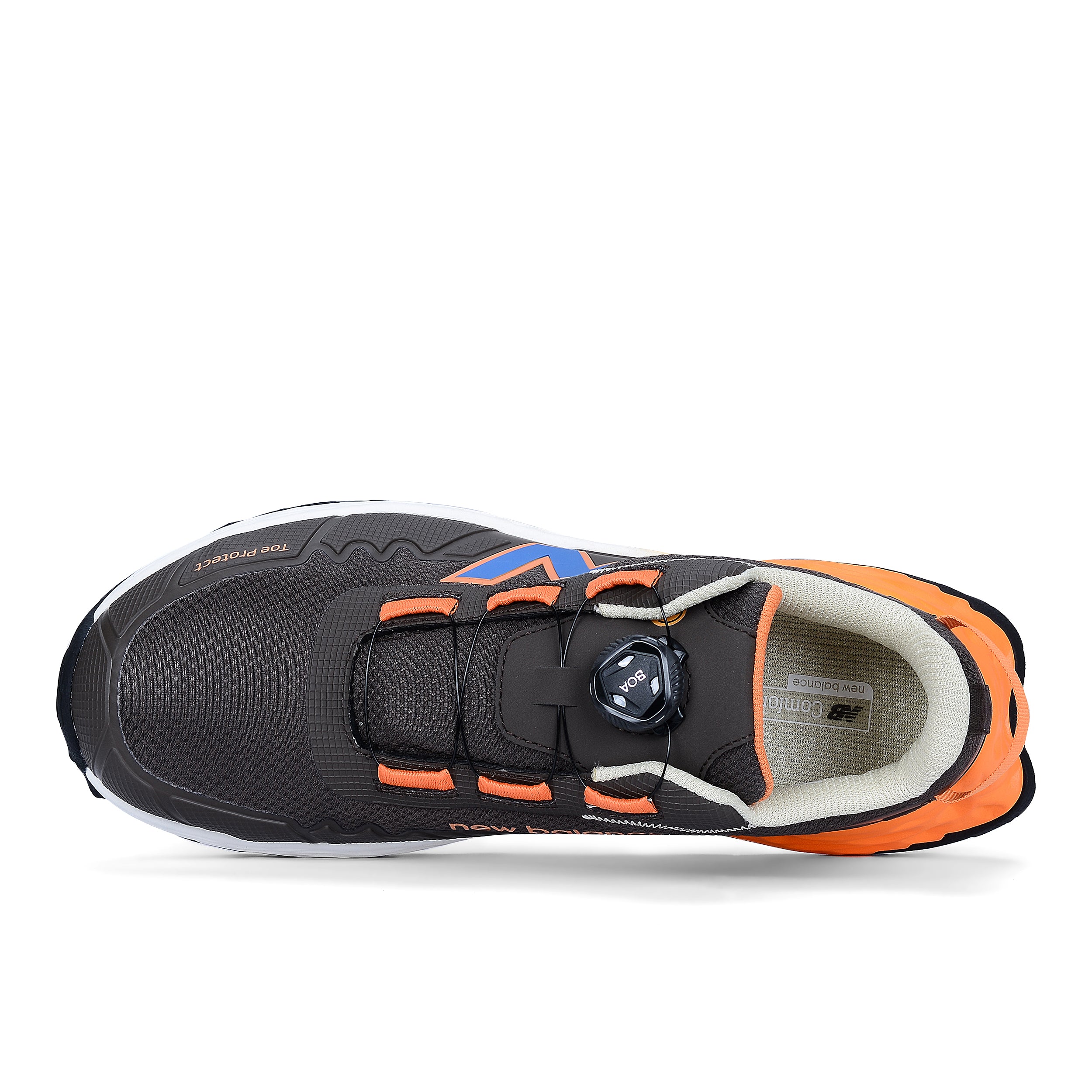 New Balance Cremorne BOA, S3 Sicherheitsschuh ESD HRO FOe, chocolate / orange, Weite 2E, EN ISO 20345