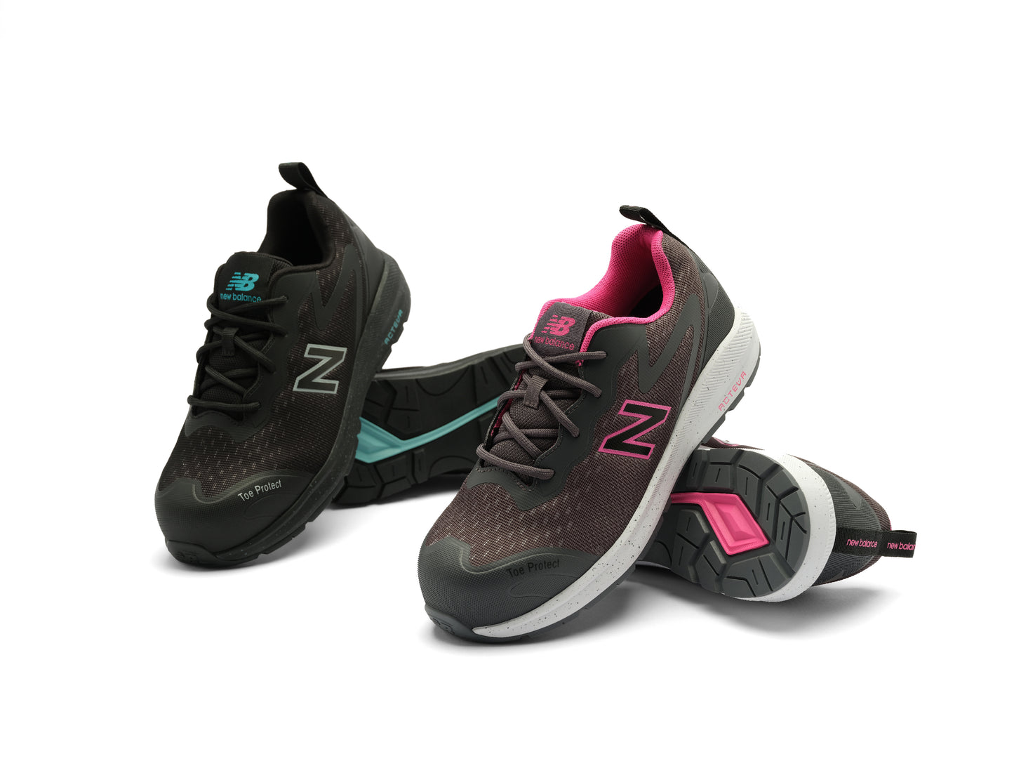 New Balance Logic Womens, Halbschuhe, S1 PL HRO SR FO, grau / pink S1P S1 HRO FO