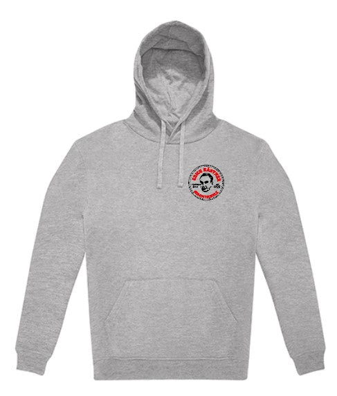 Erich Kästner Herren Hoodie BCWG008  Sport Grey (Heather) (bedruckt)