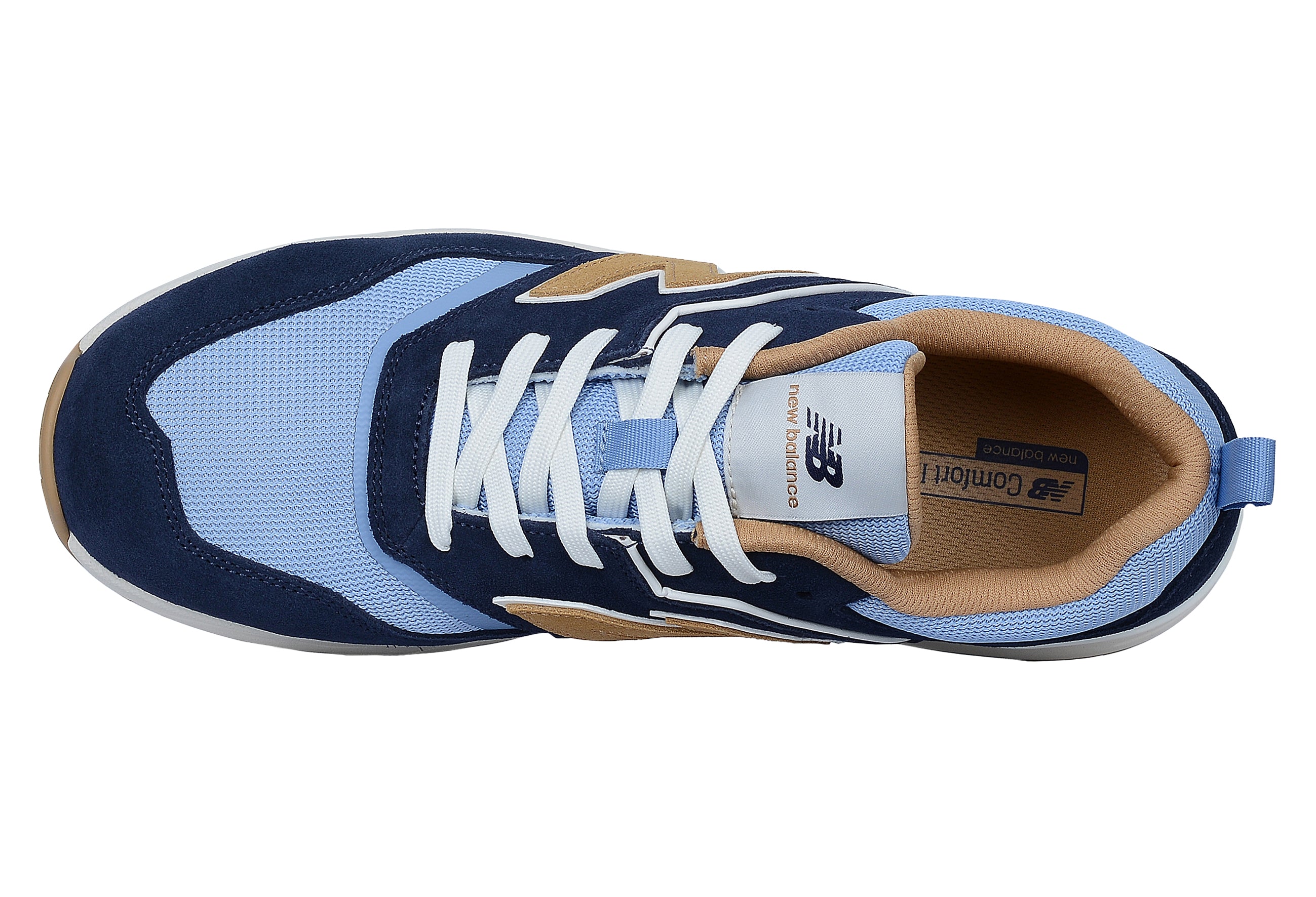 New Balance Elite Lite, Sicherheitsschuh S1P S1 ESD HROe, S1 PL HRO FO SC SR, blau / coffee
