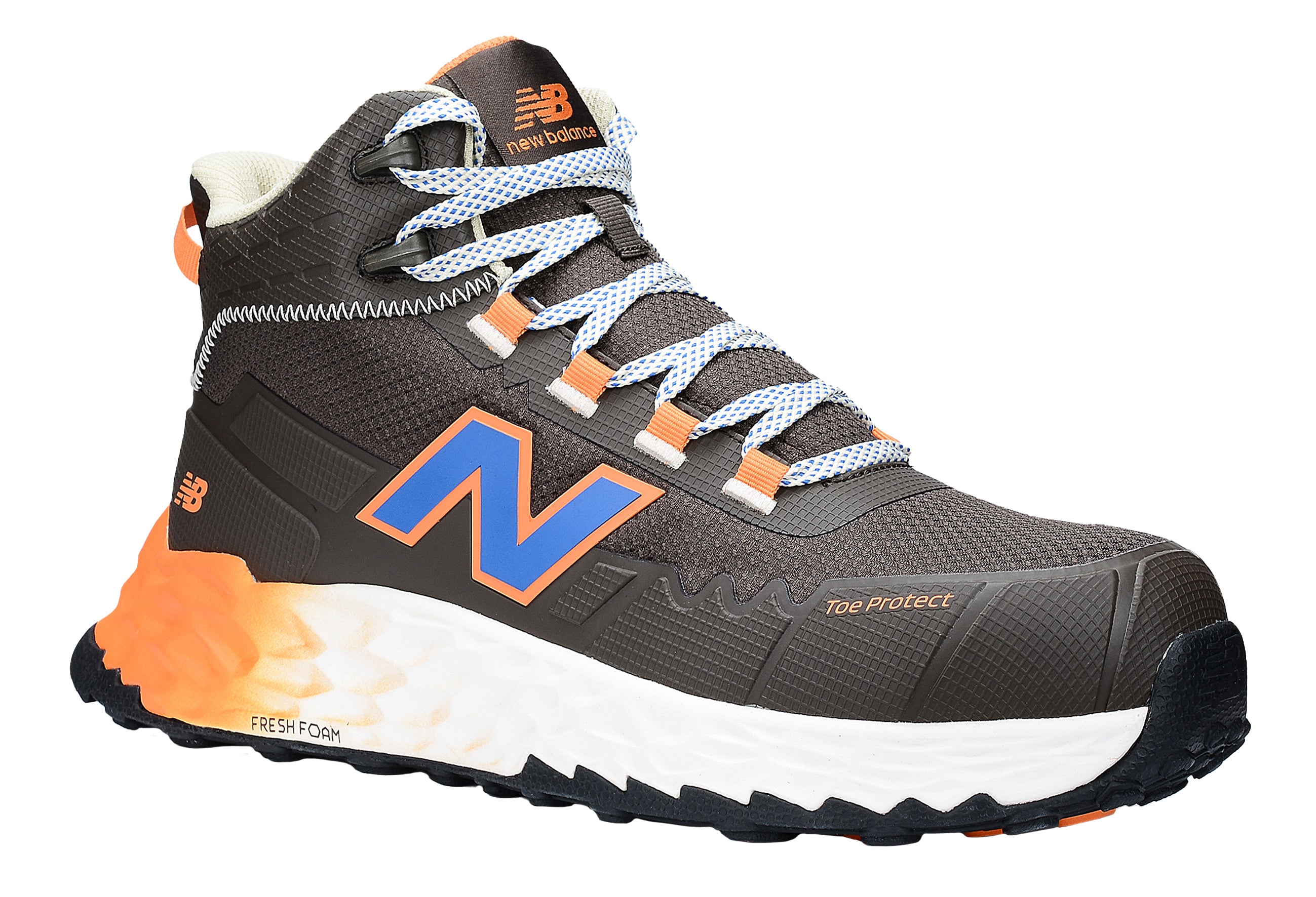 New Balance Cremorne Mid, S3 Sicherheitsstiefel ESD HRO FO, chocolate / orange, Weite 2E, EN ISO 20345
