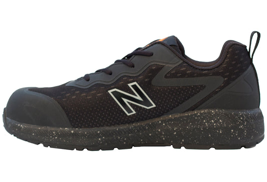 New Balance Logic, Halbschuhe, S1 PL SR FO HRO, schwarz / orange S1P S1 ESD HRO