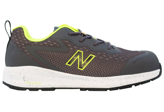 New Balance Logic, Halbschuhe, S1 PL SR FO HRO, grau / lime S1P S1 ESD HRO
