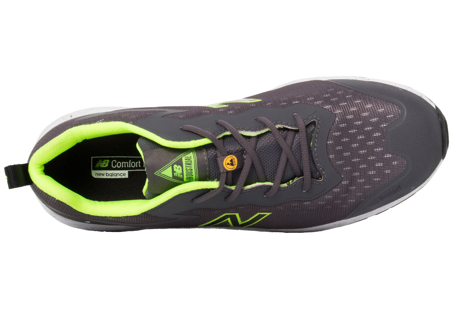 New Balance Logic, Halbschuhe, S1 PL SR FO HRO, grau / lime S1P S1 ESD HRO