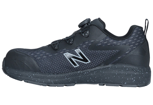 New Balance Logic BOA, Sicherheitsschuh S1P S1 ESD HROe, S1 PL SR FO HRO, schwarz / orange