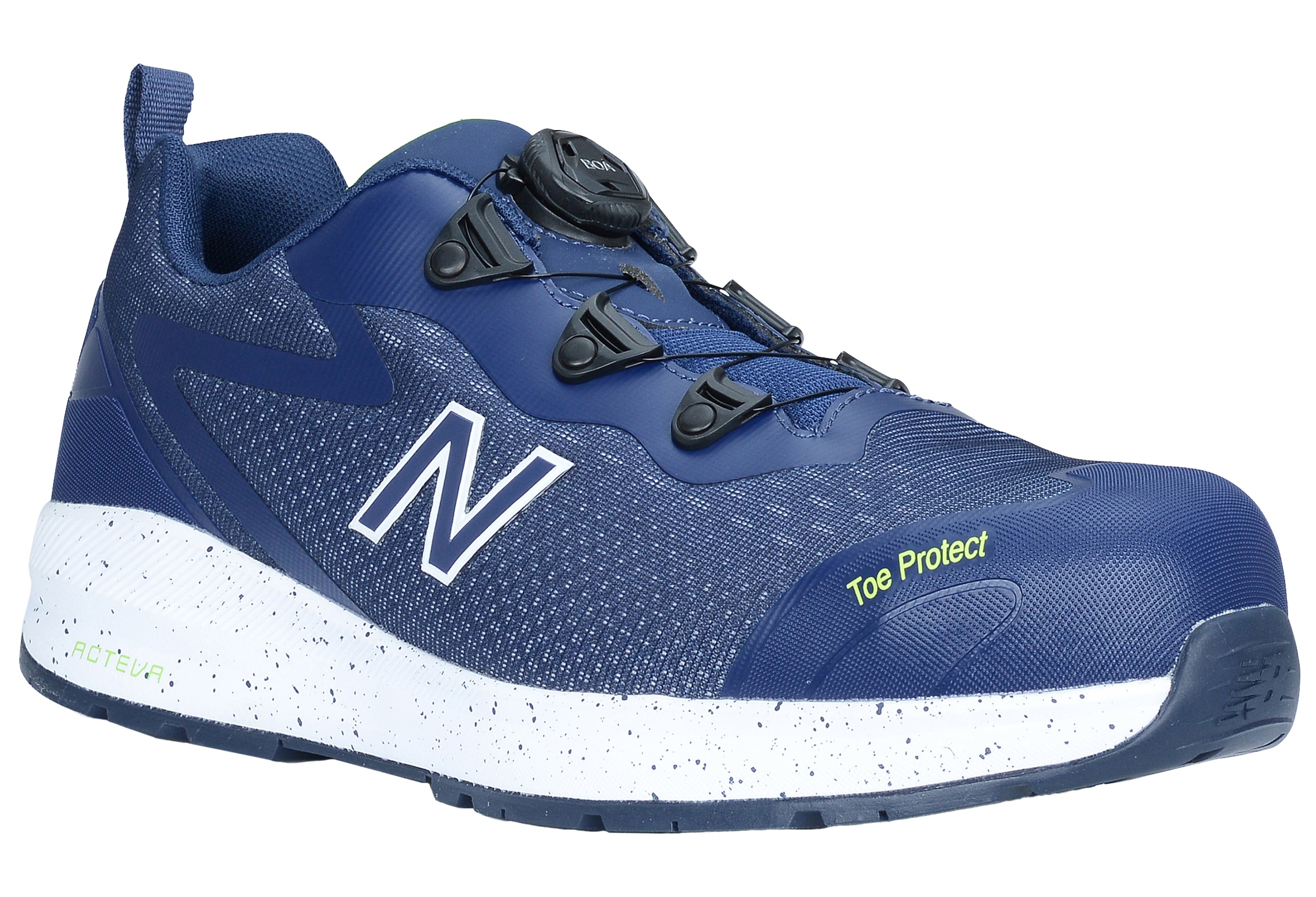 New Balance Logic BOA, Sicherheitsschuh S1P S1 ESD HROe, S1 PL SR FO HRO, marine / gelb