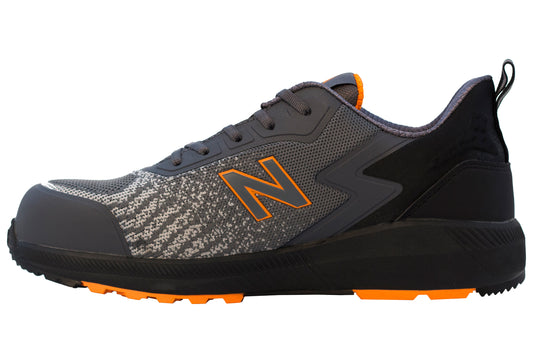 New Balance Speedware, Halbschuhe, S1 P SRC, grau / orange S1P S1 SRC FO