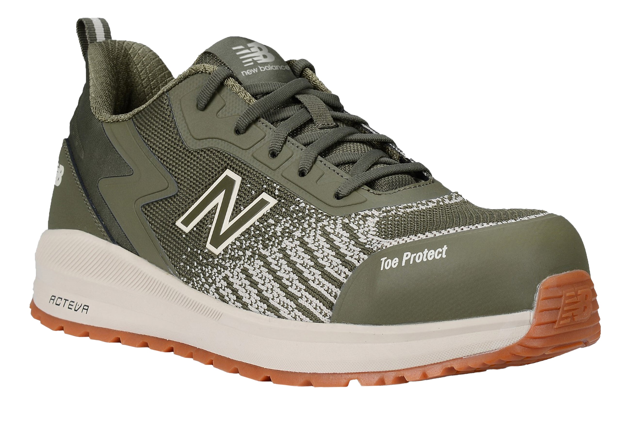 New Balance Speedware, Halbschuhe, S1 P SRC, olive / weiß S1P S1 SRC FO