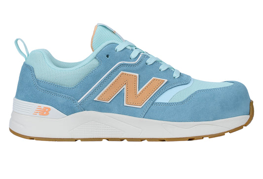 New Balance Elite Lite Womens, Sicherheitsschuh S1P S1 ESD HROe, S1 PL HRO FO SC SR, milky blue / orange