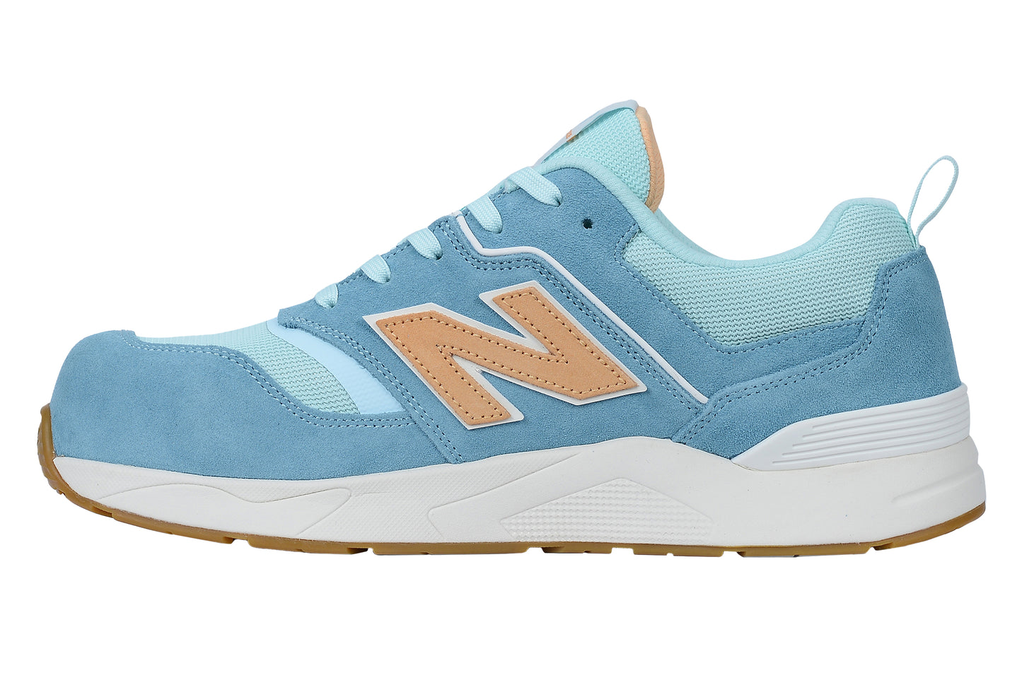 New Balance Elite Lite Womens, Sicherheitsschuh S1P S1 ESD HROe, S1 PL HRO FO SC SR, milky blue / orange