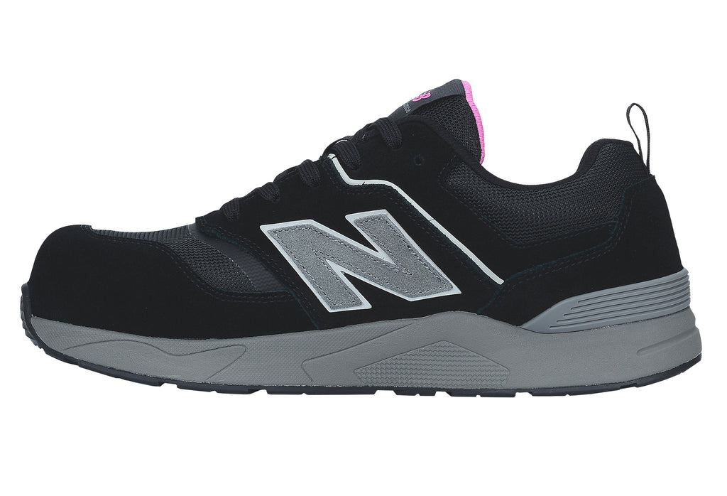 New Balance Elite Lite Womens, Sicherheitsschuh S1P S1 ESD HROe,  S1 PL HRO FO SC SR, schwarz / rosa