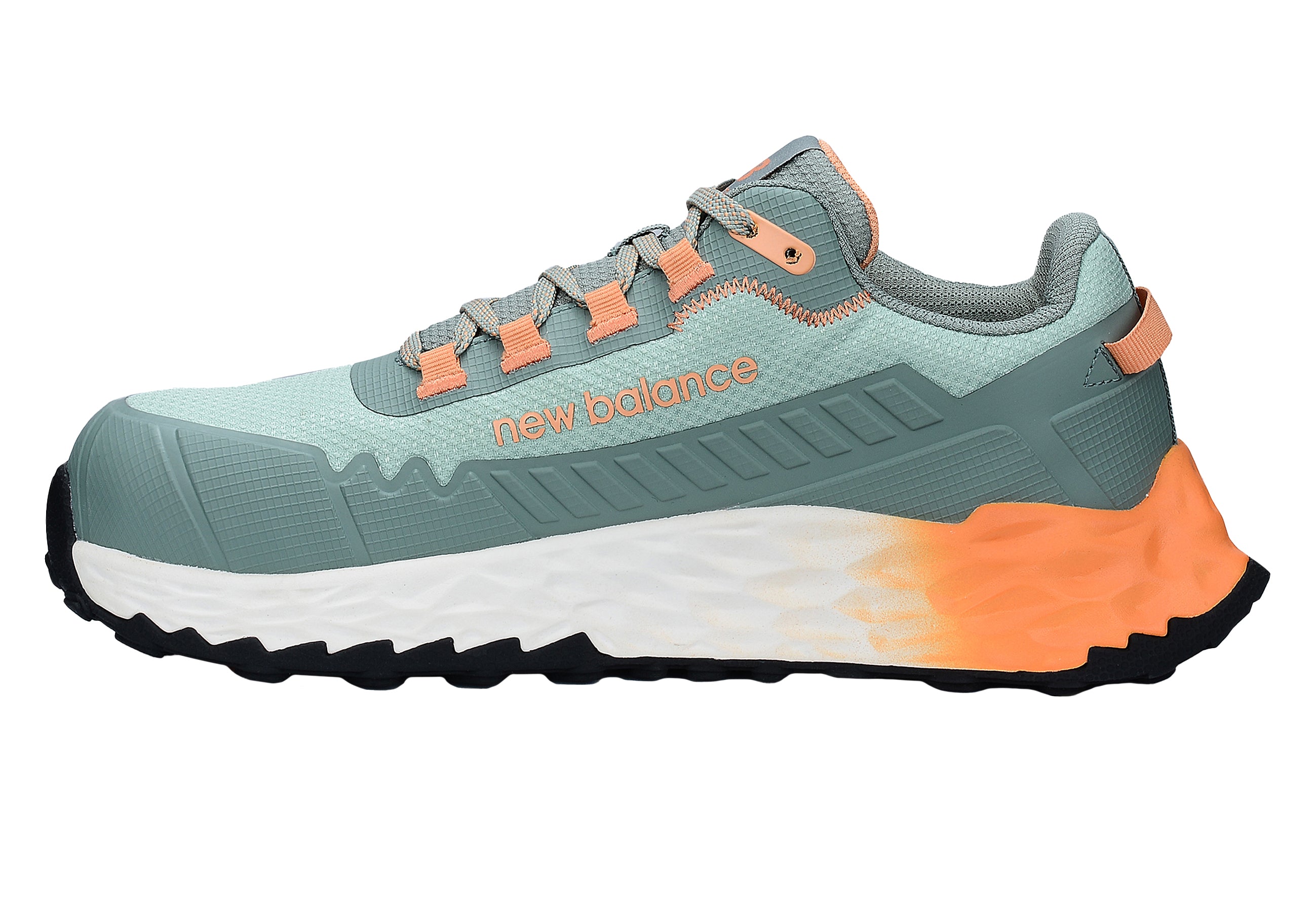 New Balance Cremorne Womens, S3 Sicherheitsschuh ESD HRO FOe, aqua / pumpkin, Weite D, EN ISO 20345