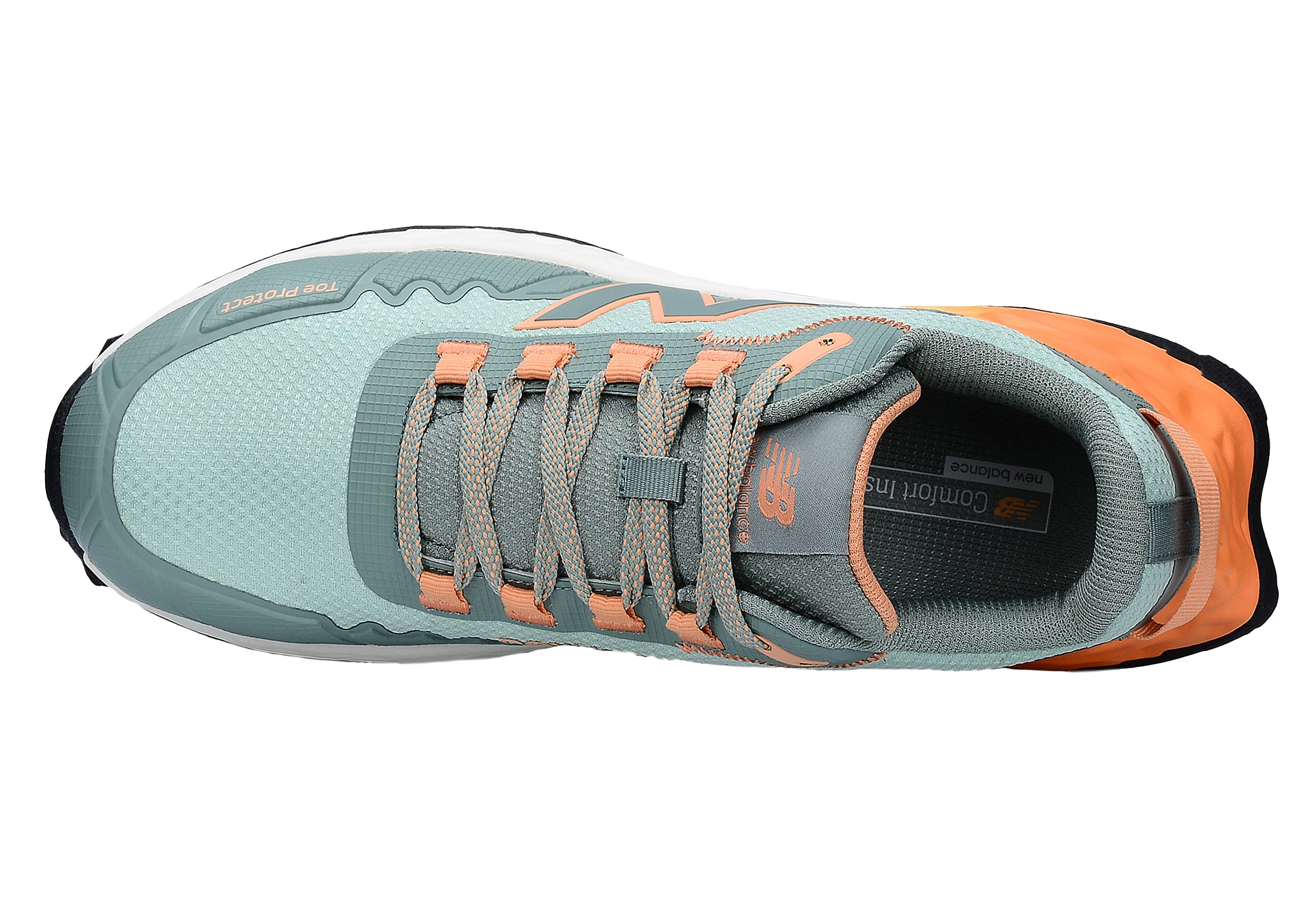New Balance Cremorne Womens, S3 Sicherheitsschuh ESD HRO FOe, aqua / pumpkin, Weite D, EN ISO 20345