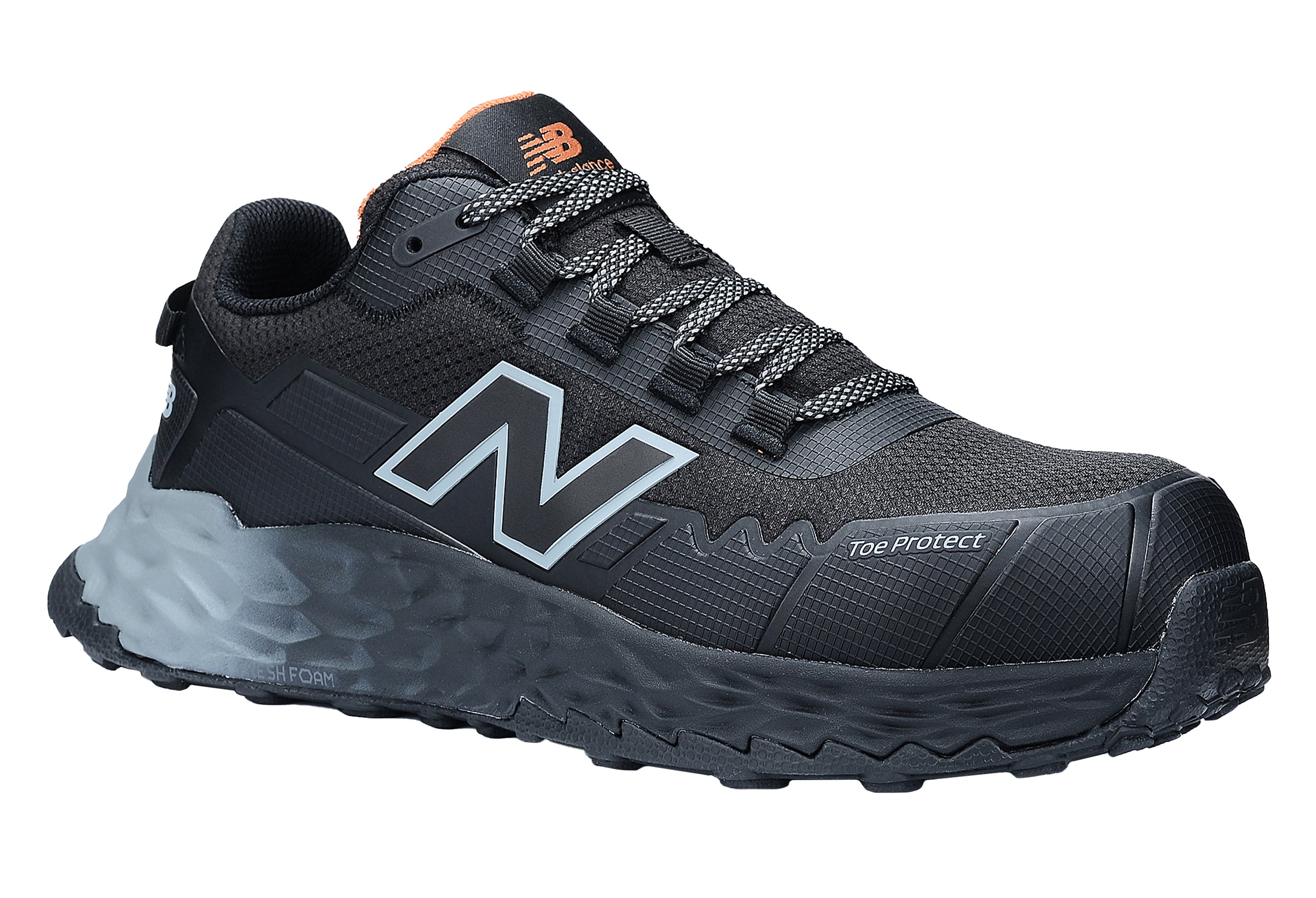 New Balance Cremorne Womens, S3 Sicherheitsschuh ESD HRO FOe, schwarz / grau, Weite D, EN ISO 20345