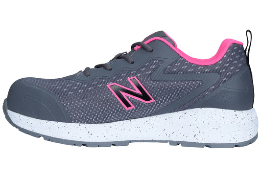 New Balance Logic Womens, Halbschuhe, S1 PL HRO SR FO, grau / pink S1P S1 HRO FO