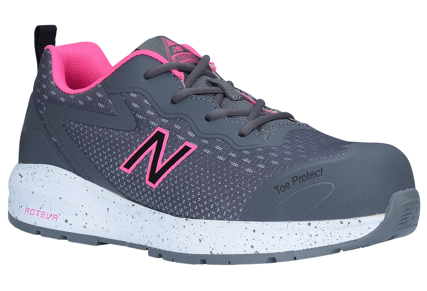 New Balance Logic Womens, Halbschuhe, S1 PL HRO SR FO, grau / pink S1P S1 HRO FO