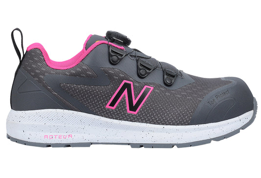 New Balance Logic Boa Womens, Halbschuhe, grau / pink, S1 PL HRO SR FO S1P S1 HRO FO