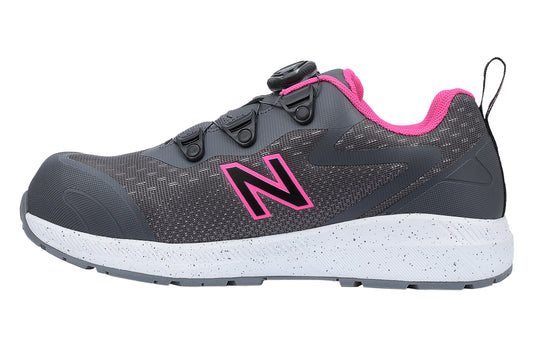 New Balance Logic Boa Womens, Halbschuhe, grau / pink, S1 PL HRO SR FO S1P S1 HRO FO